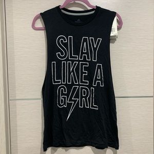 Adidas Muscle Tank sz SMALL / black NWT